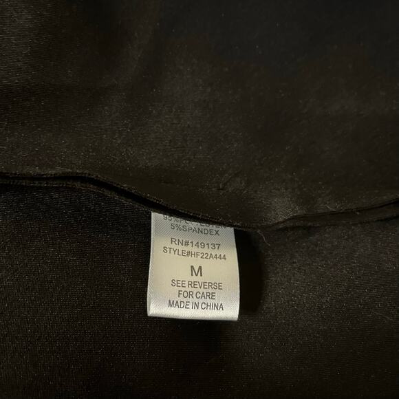 HyFve Women's Perfect Match Faux Suede Hooded Coat in Black Size Medium - Picture 6 of 6